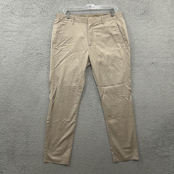 Bonobos Other - Bonobos Pants Mens 33x32 Khaki Chino Weekday Warrior Slim Fit Wednesday Cotton
